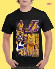 MENS NBA “KOBE BRYANT” CUSTOM DESIGN GRAPHIC PRINT TEE - SIZES S-3XL