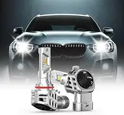 MOTORHOOK Pack of 2 HB3 9005 12V 60W Halogen Car Bulbs | 5500K Ultra White Xenon Beam | High Brightness for Low and High Beam | P20D Standard 5500K