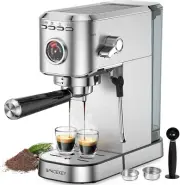 Spacekey Espresso Machine 20 Bar Professional 1350W Espresso Maker, Milk Frother