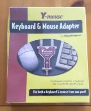 Y-Mouse Keyboard And Mouse Adapter For Notebook Computers NOS