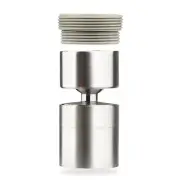 KWODE Kitchen Sink Faucet Swivel Aerator Stainless Steel 2-Flow Faucet Spray ...