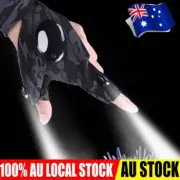 LED Flashlight Waterproof Gloves - Practical Durable Fingerless Gloves KZ