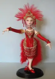 Cloth Art Doll Pattern "Follies Showgirl" by Arley Berryhill