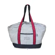 Foldable Reusable Shopping Bag Large Insulated Grocery Tote Shoulder Eco White