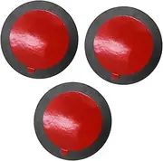 3X Dashboard Suction Cup Mount Disk, Mount Pad, Stable Secure Hold Camera Holder, Glass Like Surface, Black, 86 mm