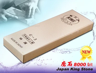 Japanese Brand King Whetstone #8000 Grit Sharpening stone Knife Sharpeners