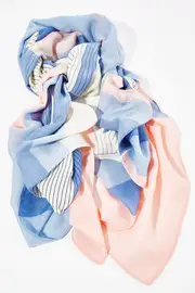 Pastel Print Scarf--GRE-AW7-W21