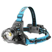 Smiling Shark Ultra Bright Motion Sensor USB Rechargeable LED Headlamp High Lumens for Outdoor Activities Emergencies He