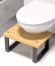REGIS Bamboo Toilet Stool for Adults