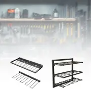 Power Tool Organizer Garage Organization Accessories Wall Mounted Tool Shelf