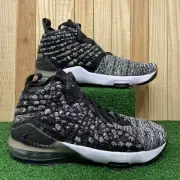 NEW Nike BQ5594-002 LeBron 17 (GS) 'Oreo' Black White Kid's SZ 7Y