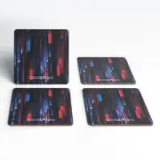 Matrix Pattern Coaster Set