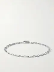 [Loren Stewart] Loren Stewart - Nauticus Sterling Silver Anklet - One size One size Silver