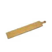 *NEW* wilmax bamboo long serving board with handle WL-771133/A- 34.4'' x5.9''