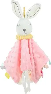 Hoement 1pc Towels Comfort Towel Blanket Tag Blanket Tag Security Blanket Security Blanket Security Comforter Pink Plush