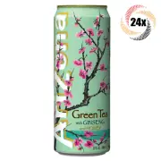 24x Cans Arizona Green Tea With Ginseng & Honey Flavor | 23oz | Refreshing