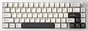 YUNZII AL66 Wireless Mechanical Keyboard,65% Knob Control Aluminum Gaming Keyboard Bluetooth/2.4G/Wired Hot Swappable Pre-lubed Switches, Gasket Mounted RGB Keyboard for Win/Mac（Milk Switch, Silver