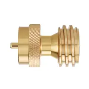 Brass Propane Refill Tank Adapter Fill 1 Lb Bottle From 20 Lb Tank For Camping