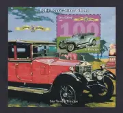 Cars , Coches, Rolls Royce SAO TOME 2006 Very nice MNH