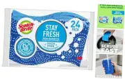 Scrub Dots Non-Scratch Scrub Sponge, Rinses Clean, For Washing Dishes and