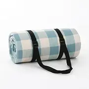 Viviendo Picnic Blanket Mat Rug Waterproof Sandproof 200x150cm 2-5 Person Beach Blanket Easy to Fold Lightweight Skin-Friendly and Comfortable - Baby Blue