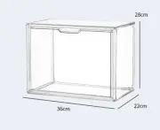 Diecast Display Case Transparent Stackable Display Boxes Storage 1:18 Car model