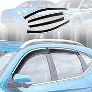 X-CAR Weathershields for MG ZS/ZS EV/ZST 2018-2024 Car Weather Shields Wind Deflectors Window Sun Visor Set of 4