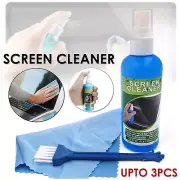 Screen Cleaner Plasma Cloth Brush Cleaning Kit For Laptop Monitor PC LCD Display