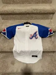 Nike Mens Atlanta Braves Hank Aaron City Connect Player Jersey ATL #44 Small NEW