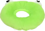 Cartoon Plush Cat Collar Scratch Pet Cone for Wound Protection Comfortable Elizabethan Design for Cats and Kittens Frog