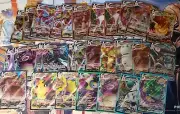 Pokemon Lot of 30+ VMAX's ALL NM Meowth Inteleon Tornados Morpeko Slowking NEW