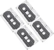 ETHZZLE Retro Style 30 Minute Cassette Tapes 4 Pack Recordable Blank Cassette Tapes