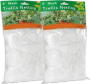 Trellis Netting 2 Pack Heavy-Duty Polyester Plant Trellis Netting Climbing Plan