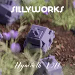 機械鍵盤軸 軸體 鍵帽配件 SILLYWORKS風信子軸V2U全紫HYACINTH SWITCH V2U機械鍵盤線性軸