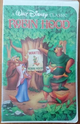 Disney's Robin Hood Black Diamond Vhs Factory Sealed New