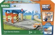 BRIO World 33975 Train Service Station Smart Tech Sounds Switch Track