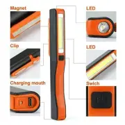 COB LED Magnetic Work pen Light Rechargeable Inspection Torch Lamp Flexible