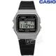 CASIO / F-91WM-1B / 卡西歐 計時碼錶 LED照明 鬧鈴 電子數位 橡膠手錶 灰黑色 33mm