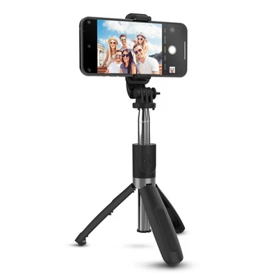 HyperGear SnapShot Wireless Selfie Stick + Tripod with 360° Rotating Phone Clip