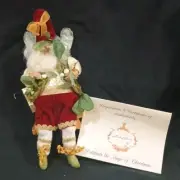 Mark Roberts Christmas Fairy: Mistletoe Fairy Orn 51-26236 COA, No Box