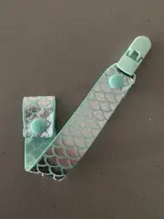Baby Dummy Clips Pacifier Chain Soother Holder Strap Mermaid