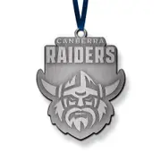Canberra Raiders NRL Metal Ornament Christmas Tree Decoration