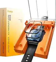 [Hoerrye] Screen Protector for Apple Watch 45mm Series 9 8 7 [Easy Installation Tool] [ Military-Grade Anti-Scratch, Shock-Resistant] Bubble Free, HD Clear Soft Film Touch Sensitive - 2 Pack