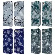 HEAD CASE DESIGNS WINTER PRINTS LEATHER BOOK CASE FOR APPLE iPOD TOUCH MP3
