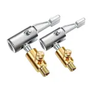 5X(2Pcs Lock on Air Chuck Tire Inflator,Metal Locking Tire Air Chuck with8386