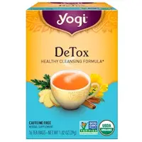 在飛比找蝦皮購物優惠-Yogi tea 清體茶DeTox凈化排du平衡茶無咖啡因1