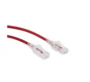 0.3M Slim CAT6 UTP Patch Cable LSZH in Red [CB-SLC6-0.3RED]