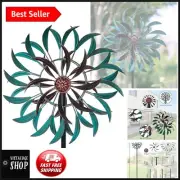 Metal Yard Art Wind Spinner with Easy Assembly - Perfect for Outdoor Spaces
