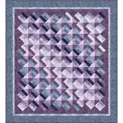 Quilt Kit Cloud 9 85" X 93.5" Violet Crush Batik Full/Queen Size Quilt Top&Bind