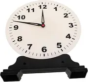 KOMBIUDA Portable School Clock Boys and Girls Teaching Toy Manual Learning Clock Plastic Model